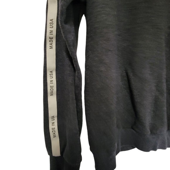 Love Your Melon Gray Made In‎ USA Crew Neck Sweatshirt Medium - Picture 2 of 5